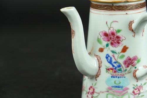 18th century chinese export porcelain famille rose teapot - Picture 9 of 24