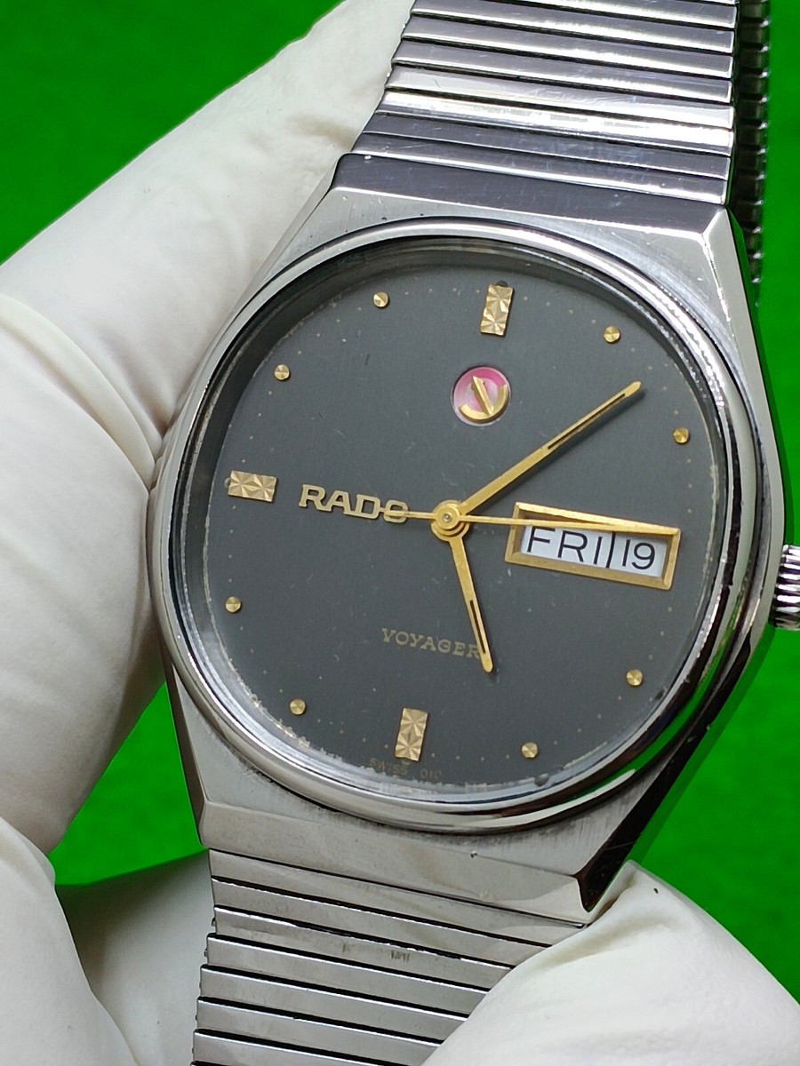 vintage RADO VOYAGER watch Automatic 17 Jewels Day / Date