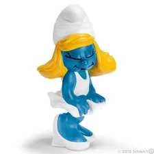NEW SCHLEICH 20713 Movie Making ACTRESS SMURFETTE - RARE Smurfs Smurf RETIRED