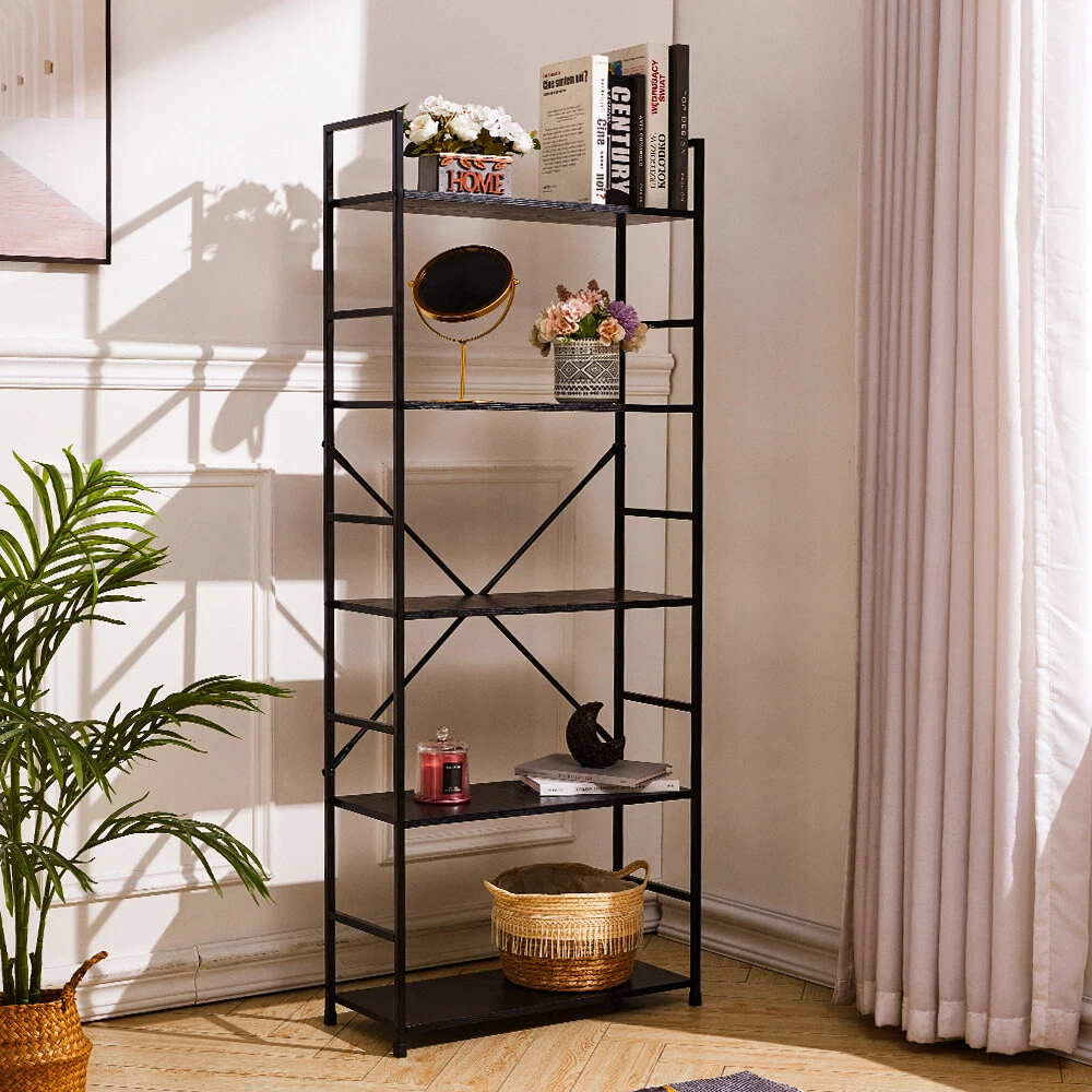 3 4 5 Tier Steel Shelf Storage Unit Shelving Shelves Bookcase Stand Display Rack