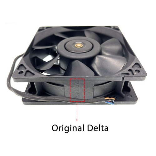 Delta QFR1212GHE,High Speed GPU Miner Mining Cooling Fan 120X120X38mm 6000RPM - 第 5/5 張圖片