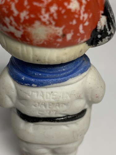 Antique Japan Bisque Porcelain Doll Hunter Boy with Rifle 1920-30 - Picture 5 of 7