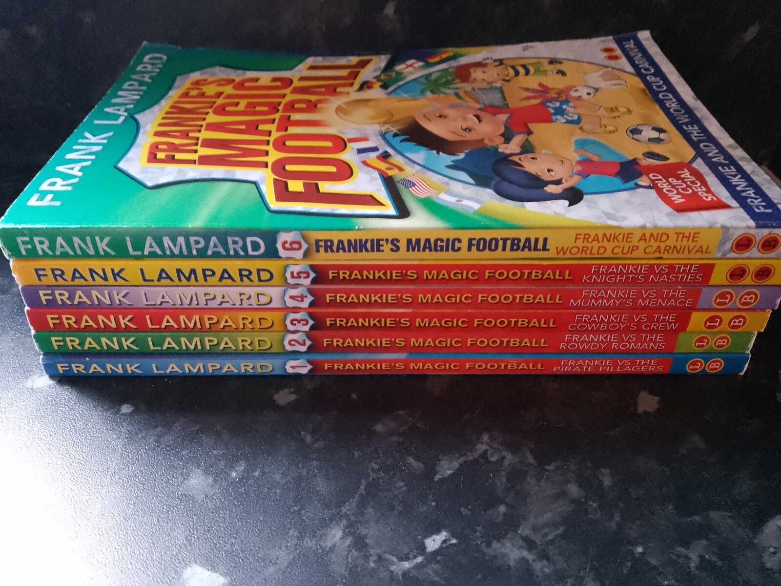 Frankies Magic Football Series 1 6 Books Collection Set by Frank Lampard PB WML for sale online