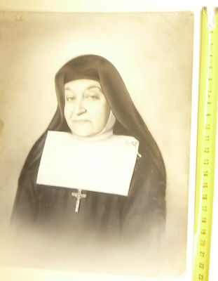 ANTIQUE PHOTOGRAPHIC PRINT OF MOTHER ISABELLA DE ROSIS @ SERVANT OF GOD @ R@R@