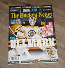 Hockey News 2023 magazine Stanley Cup Playoffs LINUS Ullmark