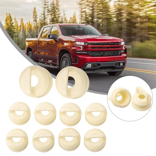 Premium 10X Repair Kit For Chevy For Silverado Shifter Cable Linkage Bushing - Picture 3 of 9