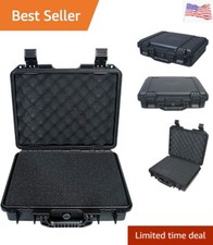 Waterproof Hard Case with DIY Customizable Foam Insert - 14 x 12 x 4in