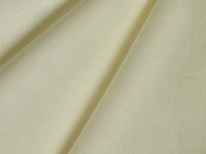 Ivory Solprufe 96 Cotton 100 % Natural Cotton Sateen Curtain Lining