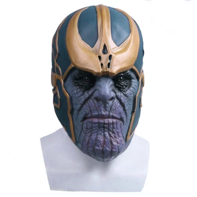 Adult Thanos Mask Latex Full Head Avengers Infinity War Mask Helmet Halloween