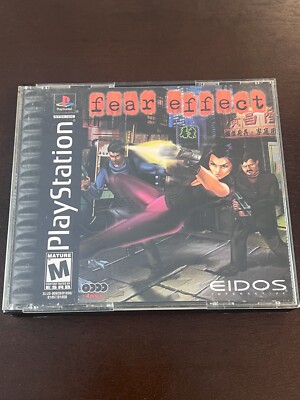 Fear Effect (PlayStation 1, PS1, 2000) Complete CIB, Near Mint + Reg Card Tested