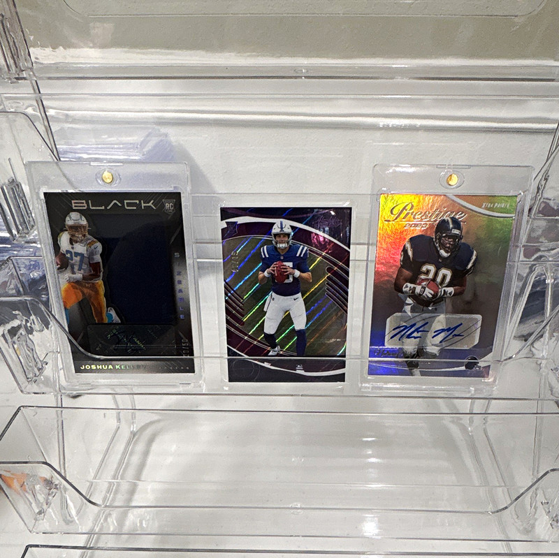 Panini 3-Card NFL Lot: Black/Prestige/Absolute Autos, Kelley & Means, RC
