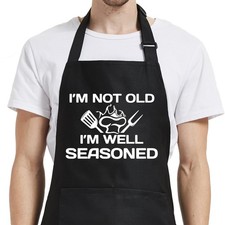 Funny Adjustable Mens Apron For Grilling BBQ Cooking Kitchen Chef Gift
