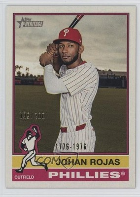 2025 Topps Heritage High Number Bicentennial 99/200 Johan Rojas #632 ...