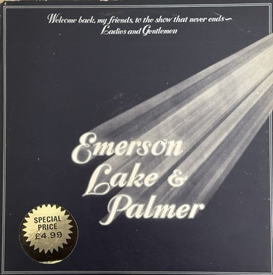 E.L&P - Welcome Back My Friends . 3x Vinyl A1, B1,C1  1974 First Press. VG++,VG