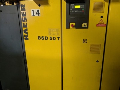 Kaeser BSD 50 T Rotary Screw Air Compressor 50HP Integrated Dryer 241 CFM