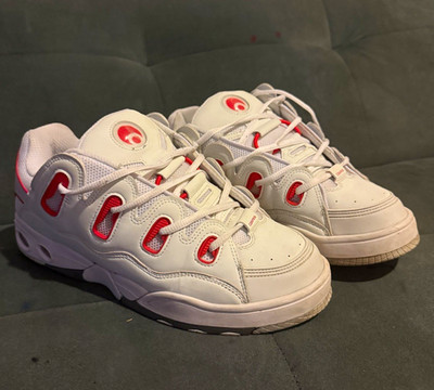 Osiris D3 OG Men s sneakers White/Red Solid Casual Active