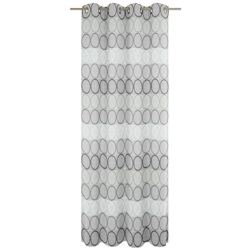 Einzelschal mit Ösen ZIRBELLO - mint - 145x132 cm blickdicht Verdunklungsvorhang - Bild 3 von 4