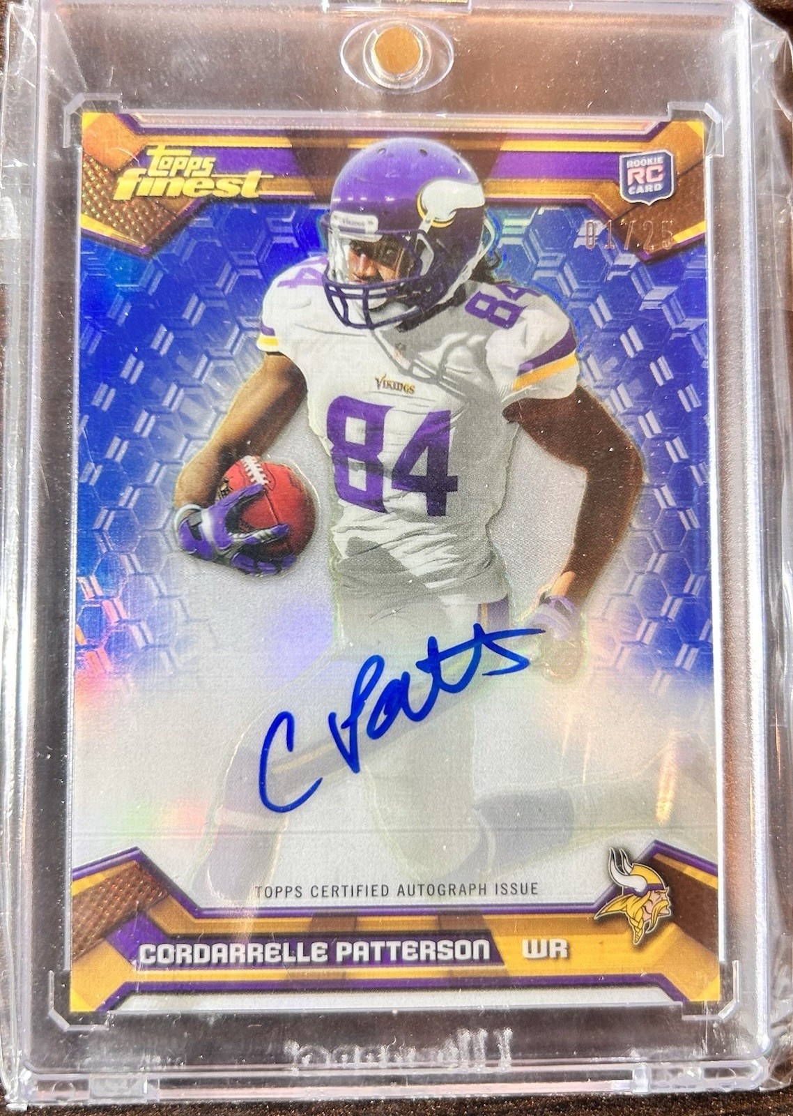 Cordarrelle Patterson Finest #125 Autograph-Refractor