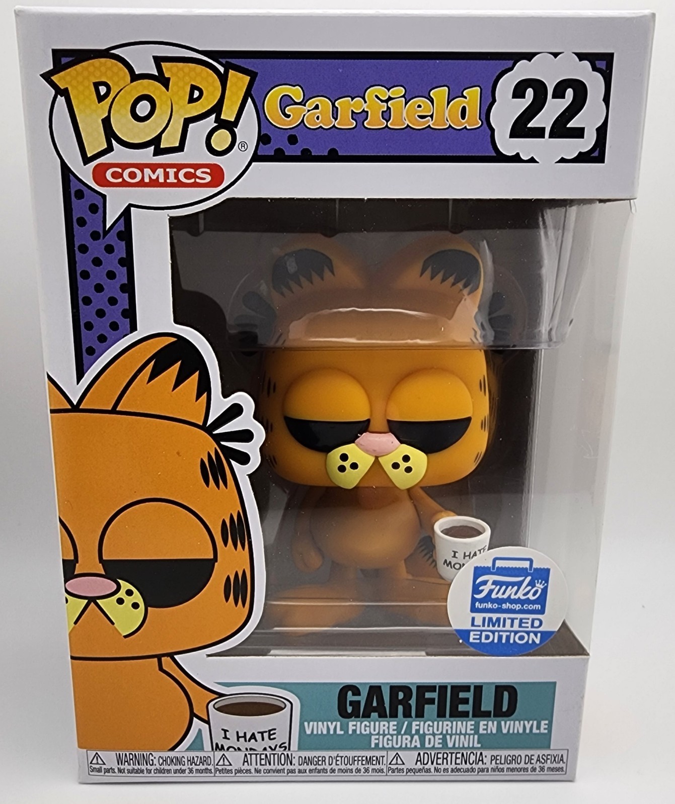 En Oferta Garfield Funko Pop #22 Limited Edition With Mug