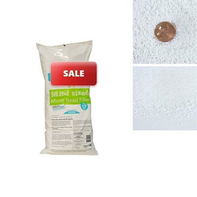 Fairfield Poly-Fil Mini, Premium Micro Bead Filler, Polystyrene Stuffing Beads