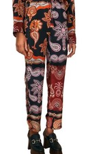 Farm Rio Sweet Mermaids Black Pants S NWT