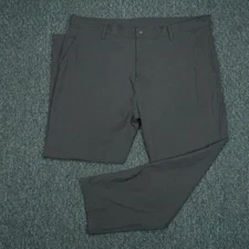 Rhone Pants Mens 40x30 Gray Commuter Pro Slim Chino Performance Lightweight