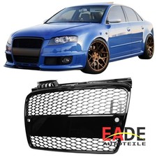 KÜHLERGRILL WABEN GRILL GLANZ SCHWARZ PASSEND FÜR A4 B7 05-08