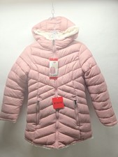 Steve Madden Girl's Youth Reversible Hooded Full-Zip Jackets M 10/12 Pink
