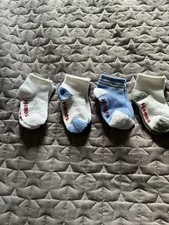 4 Pairs Hanes 2T-3T Crew Socks New