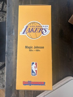 MEDICOM 400 100 Bearbrick NBA La Lakers Magic Johnson Be@rbrick