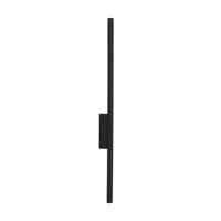 Wandleuchte Stahl Schwarz Wohnzimmer Flur G9 H:78 Cm Modern Wandlampe Indirekt