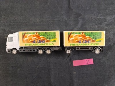 werbetruck 1:87, Selten, Miniatur, LKW, H0, Gold Ei, Hängerzug, Eier, 