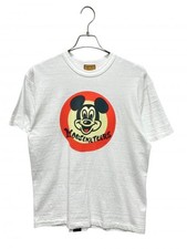 HUMAN MADE Mickey Mouse T-Shirt White L Graphic Print Casual Tee