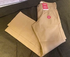 Signature By Levi Strauss Athletic Hybrid Chino Pants Men's Size 30x30 Khaki