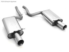  Edelstahl Duplex Sportauspuff Audi A4 Cabrio B6 B7 quattro je 100mm