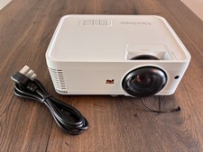 ViewSonic PS501W DLP WXGA HDMI Short Throw Projector With Power Lead