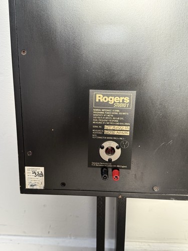 Rogers Studio 1 Vintage BBC Monitor Speakers - For Parts/Repair - Picture 9 of 12