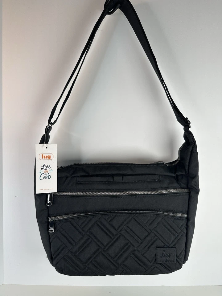 LUG Trooper 2 大号斜挎包黑色 - 全新带标签! — 第 3/4 张图片