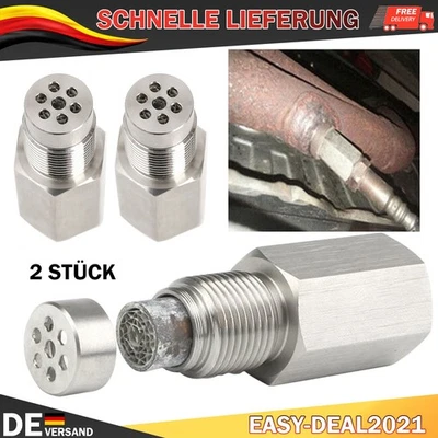 AUCHIVES 2X M18X1.5 O2 Sauerstoffsensor LambdaEliminator Lambdasonde Verlängerungsadapter