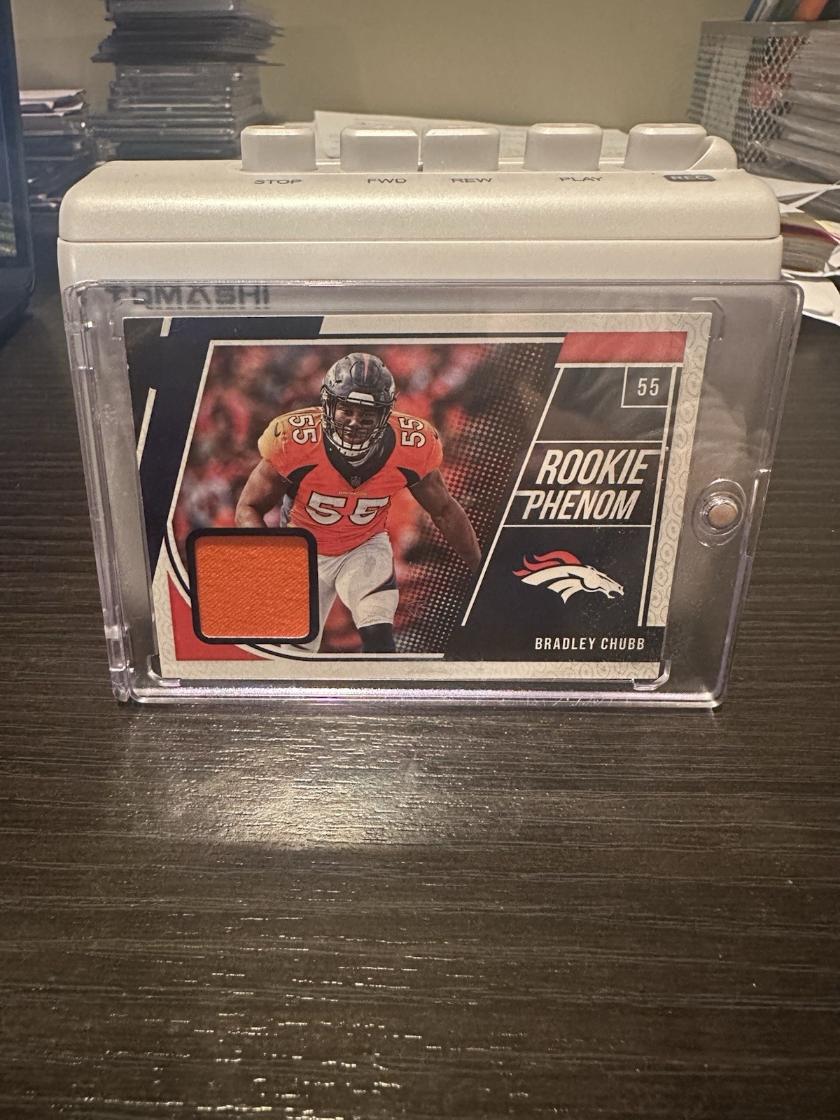 2018 Panini Donruss - Rookie Phenom Jerseys Bradley Chubb #19 (MEM, RC)