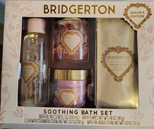 Bridgerton Soothing Bath Set, 4 Piece Set, Queens Edition
