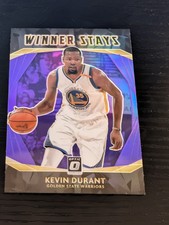 2020-21 Donruss Optic Winner Stays Purple #18 KEVIN DURANT Golden State Warriors