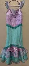 Disney Store Ariel Enchanted CostumemDress Girls Size 7/8 Little Mermaid