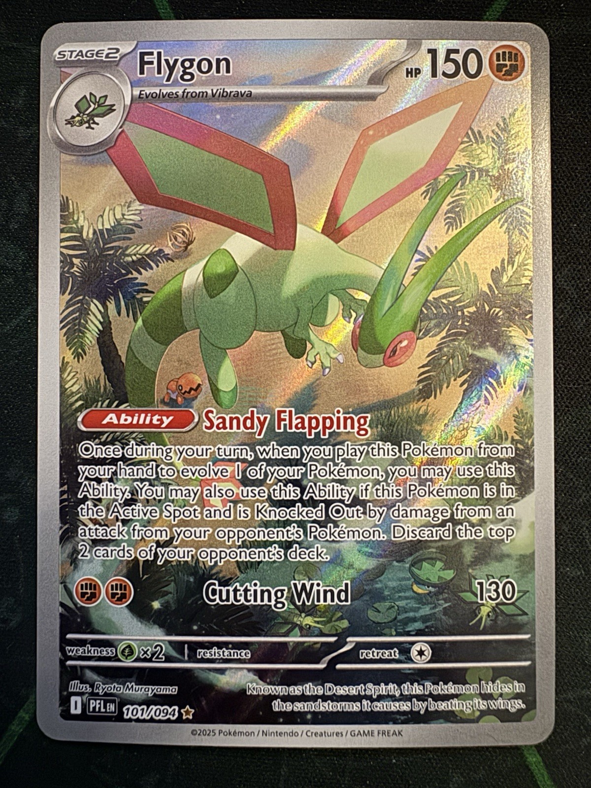 Flygon 101/094 Me02: Phantasmal Flames Holo (NM)