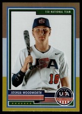 2023 Panini Stars & Stripes JOSHUA WOODWORTH BRONZE SILVER & GOLD PRIZM #40