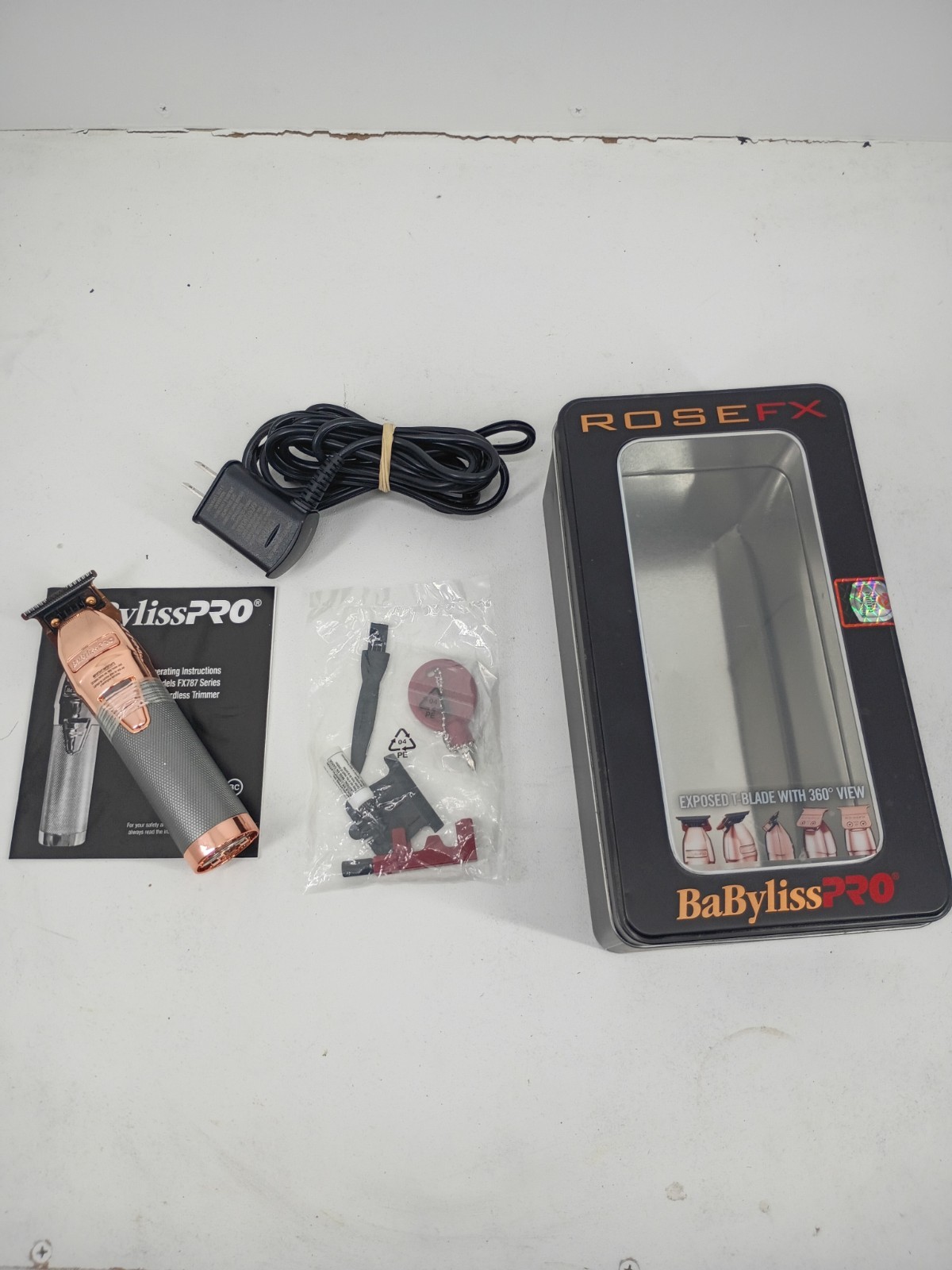 BaByliss PRO FX787RG Rose Gold Outlining Trimmer Cord/Cordle