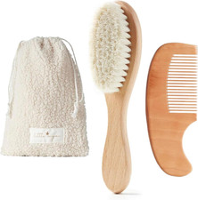 Baby Hair Brush Set   Baby Brush and Comb Set Newborn, Baby Comb and Brush Set B