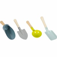 Legler small foot Handschaufel-Set Kompakt, Gartenwerkzeug 4-Tlg., Ab 3 Jahren