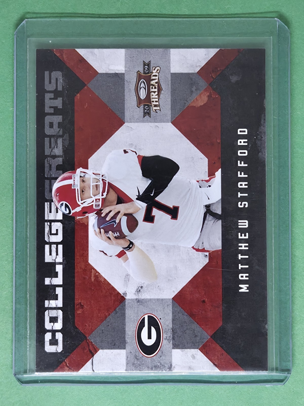 Matthew Stafford Donruss Threads College Greats #16 Base