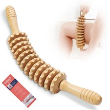Wood Cellulite Massage Roller Wood Therapy Massage Tools Body Roller Fascia B...